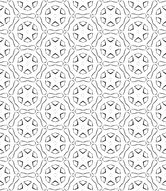 Black and white seamless abstract pattern background and backdrop grayscale ornamental design