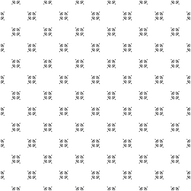 Black and white seamless abstract pattern Background and backdrop Grayscale ornamental design