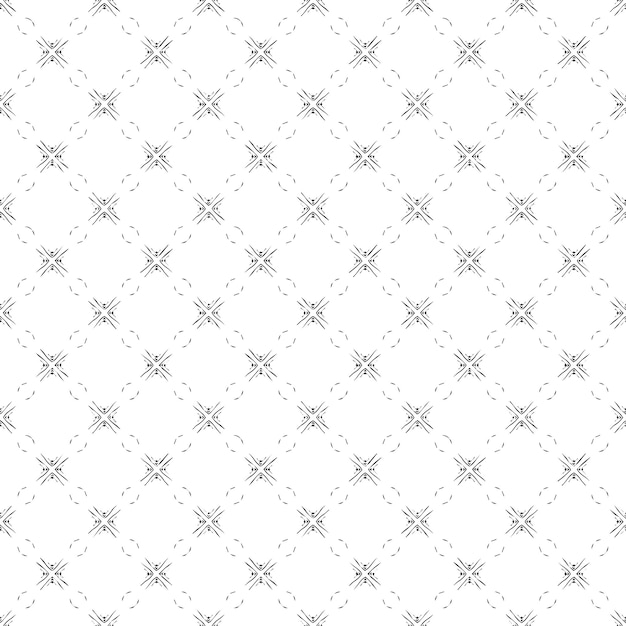 Black and white seamless abstract pattern. Background and backdrop. Grayscale ornamental design.