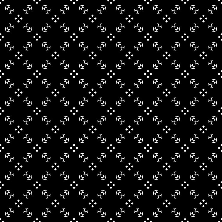 Vector 검은색과 색의 원활한 추상적인 패턴 배경과 배경 회색 장식 디자인