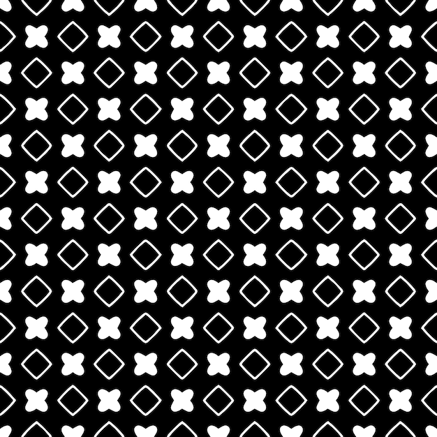 Black and white seamless abstract pattern Background and backdrop Grayscale ornamental design