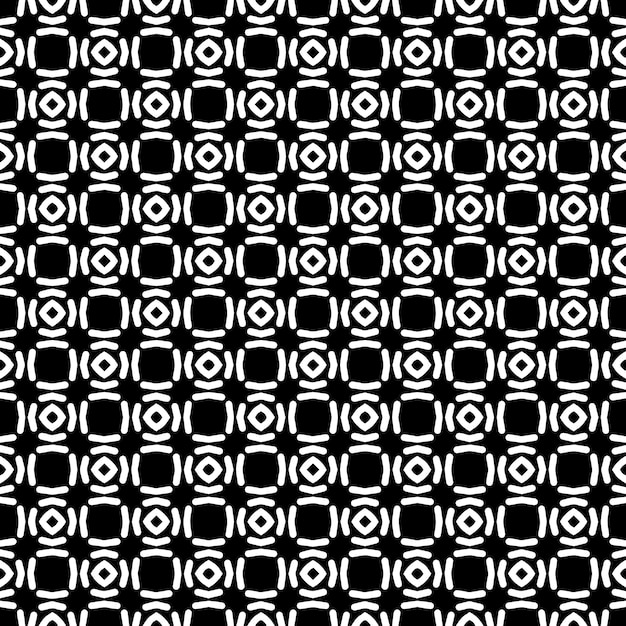 Black and white seamless abstract pattern Background and backdrop Grayscale ornamental design