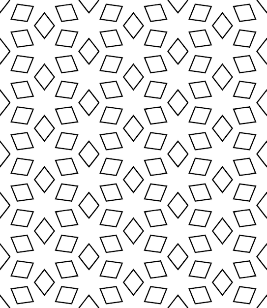 Vector black and white seamless abstract pattern background and backdrop grayscale ornamental design