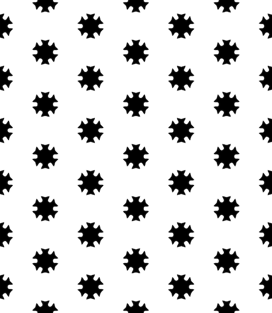 Black and white seamless abstract pattern Background and backdrop Grayscale ornamental design