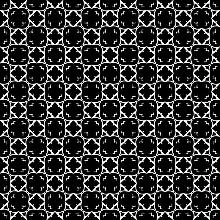 Vector black and white seamless abstract pattern background and backdrop grayscale ornamental design