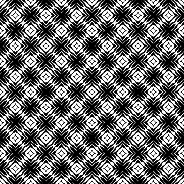 Черно-белый бесперебойный абстрактный рисунок Фон и фон серый декоративный дизайн
