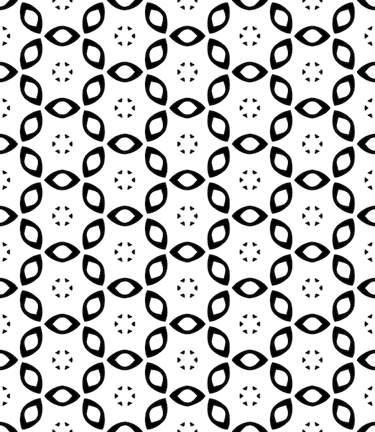 Vector black and white seamless abstract pattern background and backdrop grayscale ornamental design