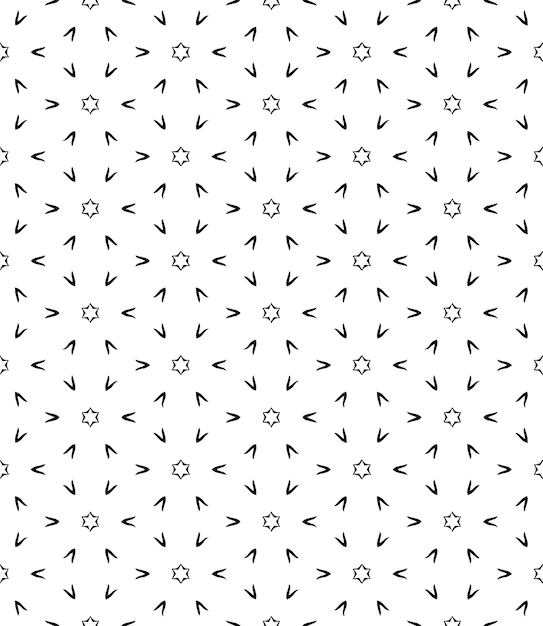 Black and white seamless abstract pattern Background and backdrop Grayscale ornamental design