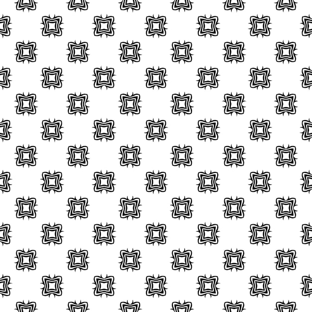 Black and white seamless pattern texture Greyscale ornamental graphic design Mosaic ornaments Pattern template Vector illustration EPS10