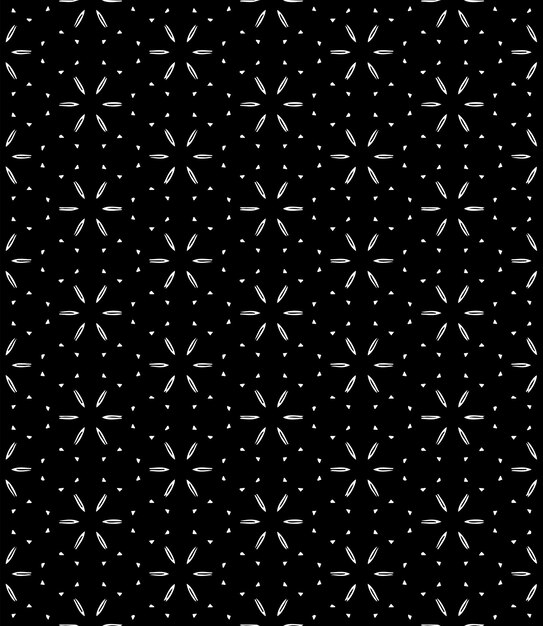 Black and white seamless pattern texture Greyscale ornamental graphic design Mosaic ornaments Pattern template Vector illustration EPS10