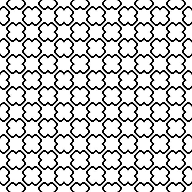 Vector black and white seamless pattern texture greyscale ornamental graphic design mosaic ornaments pattern template