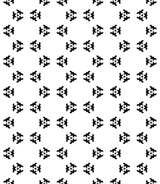 Black and white seamless pattern texture Greyscale ornamental graphic design Mosaic ornaments