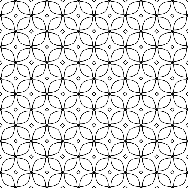 Black and white seamless pattern texture greyscale ornamental graphic design