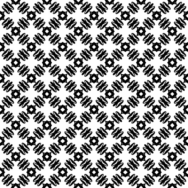 Black and white seamless pattern texture Greyscale ornamental graphic design