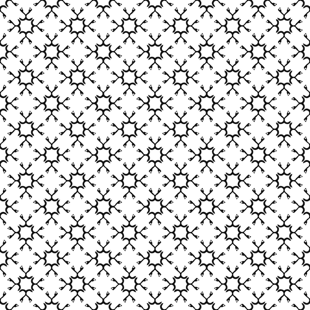 Black and white seamless pattern texture Greyscale ornamental graphic design