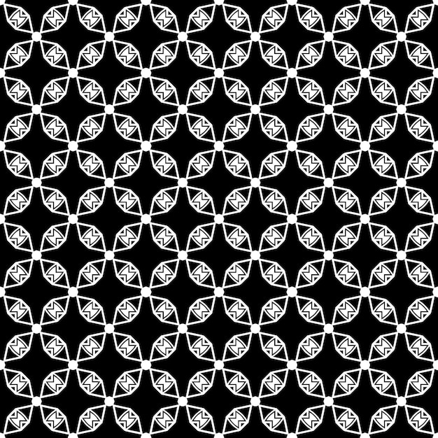 Black and white seamless pattern texture Greyscale ornamental graphic design