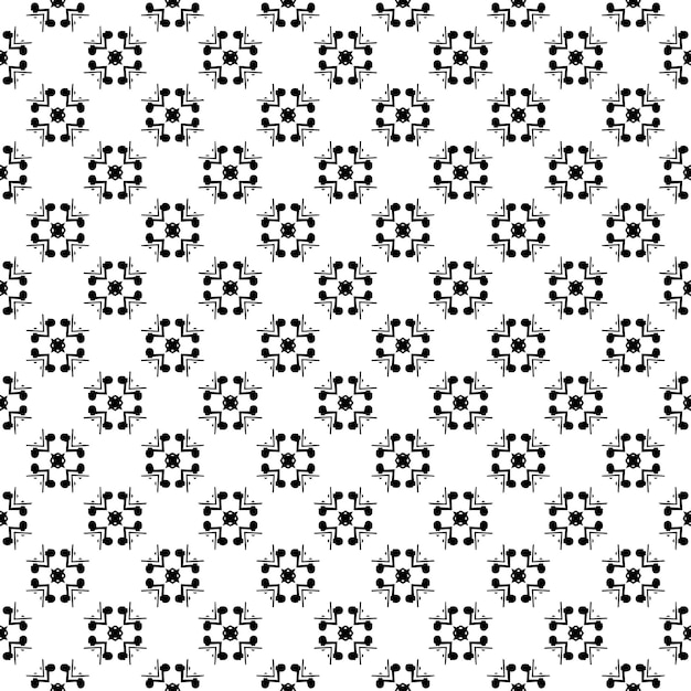 Black and white seamless pattern texture Greyscale ornamental graphic design