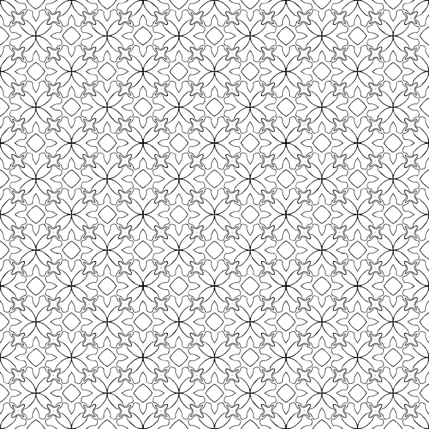 Black and white seamless pattern texture Greyscale ornamental graphic design