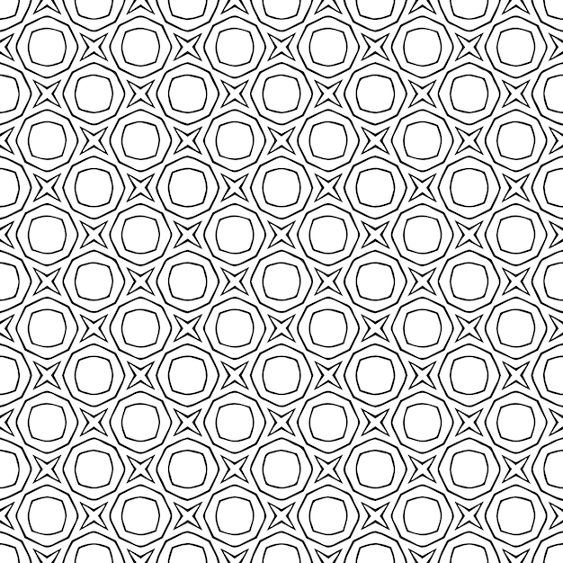 Black and white seamless pattern texture Greyscale ornamental graphic design