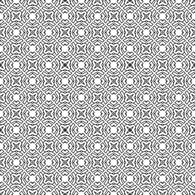 Black and white seamless pattern texture Greyscale ornamental graphic design