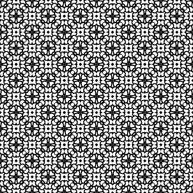 Black and white seamless pattern texture Greyscale ornamental graphic design