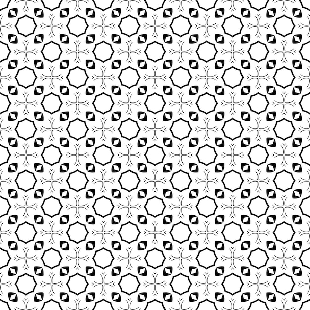 Black and white seamless pattern texture Greyscale ornamental graphic design