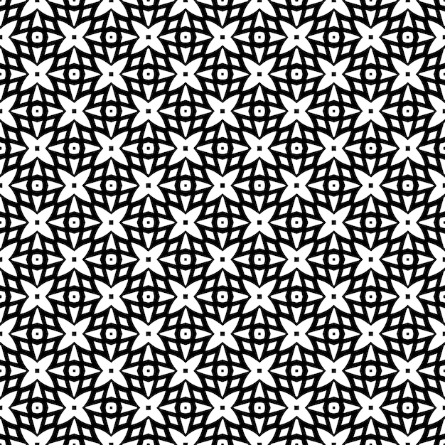 Black and white seamless pattern texture Greyscale ornamental graphic design