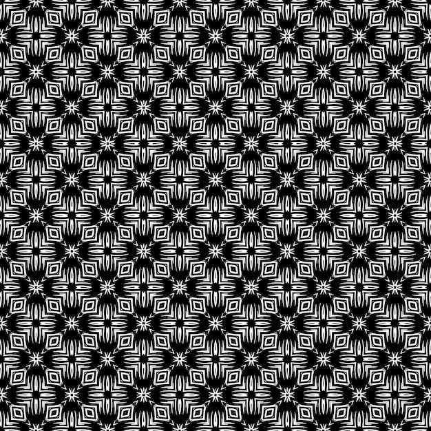 Black and white seamless pattern texture Greyscale ornamental graphic design