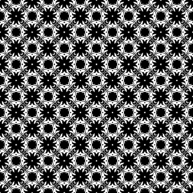 Black and white seamless pattern texture Greyscale ornamental graphic design