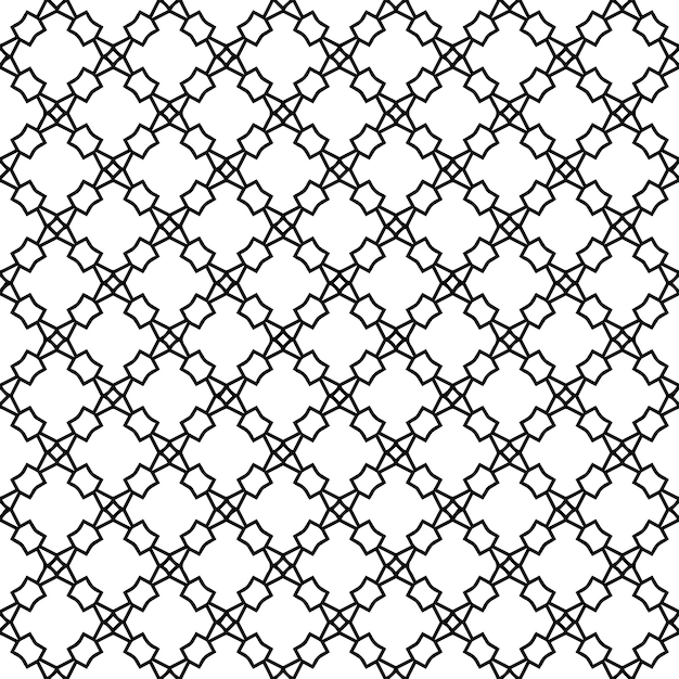 Black and white seamless pattern texture Greyscale ornamental graphic design