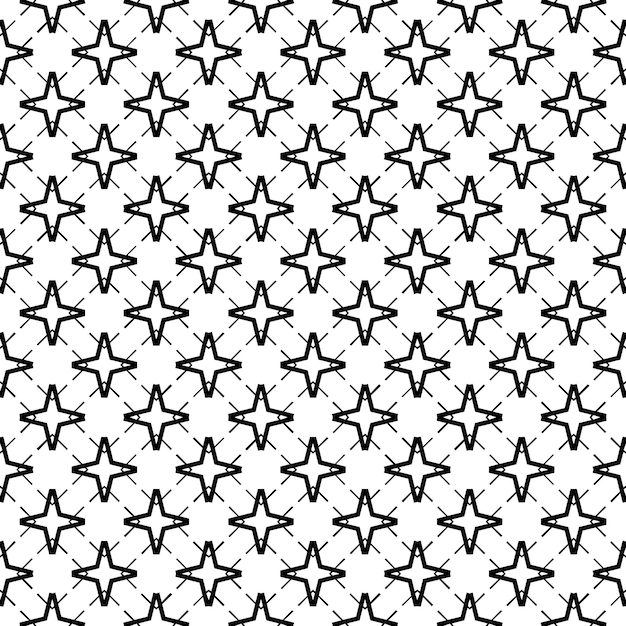 Vector black and white seamless pattern texture greyscale ornamental graphic design