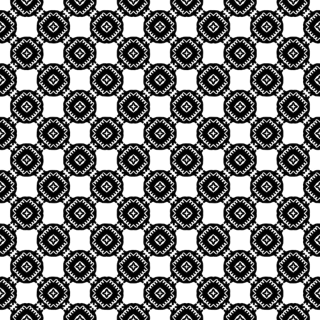 Black and white seamless pattern texture Greyscale ornamental graphic design