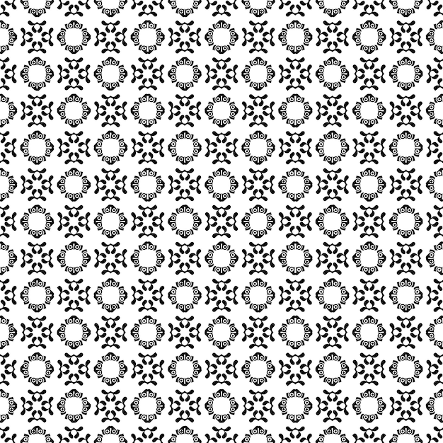 Black and white seamless pattern texture Greyscale ornamental graphic design