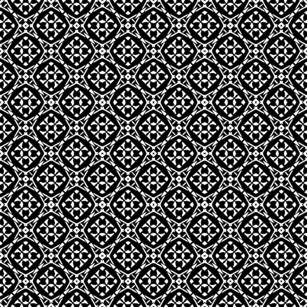 Black and white seamless pattern texture Greyscale ornamental graphic design