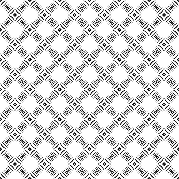 Black and white seamless pattern texture Greyscale ornamental graphic design
