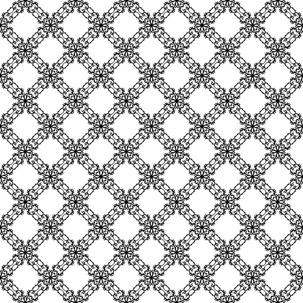 Black and white seamless pattern texture Greyscale ornamental graphic design