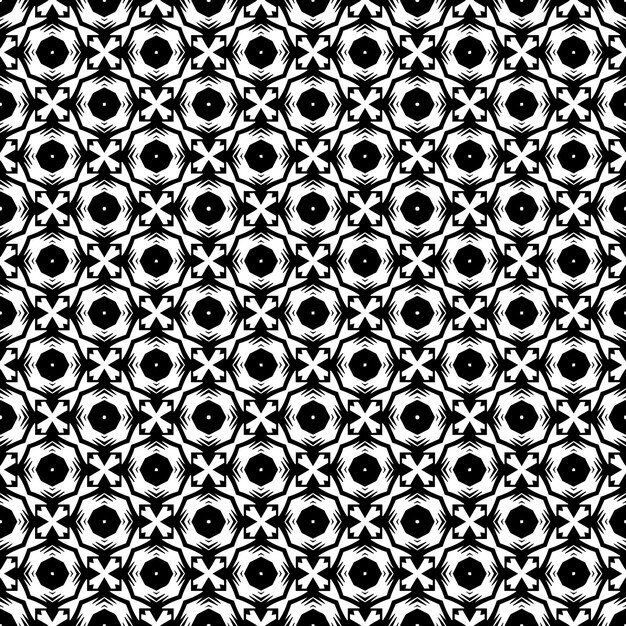 Black and white seamless pattern texture Greyscale ornamental graphic design