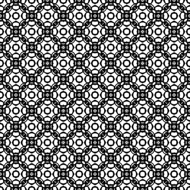 Black and white seamless pattern texture greyscale ornamental graphic design