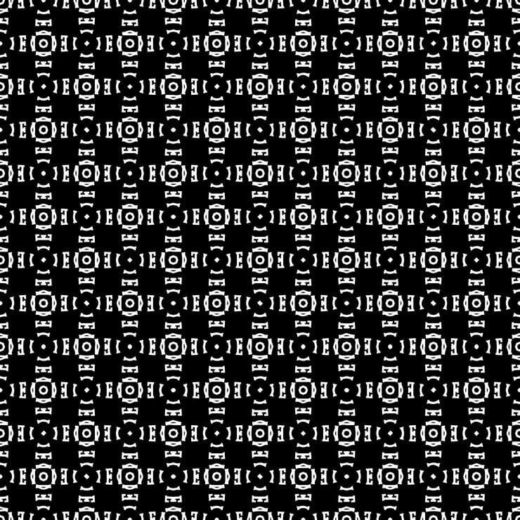 Vector black and white seamless pattern texture greyscale ornamental graphic design