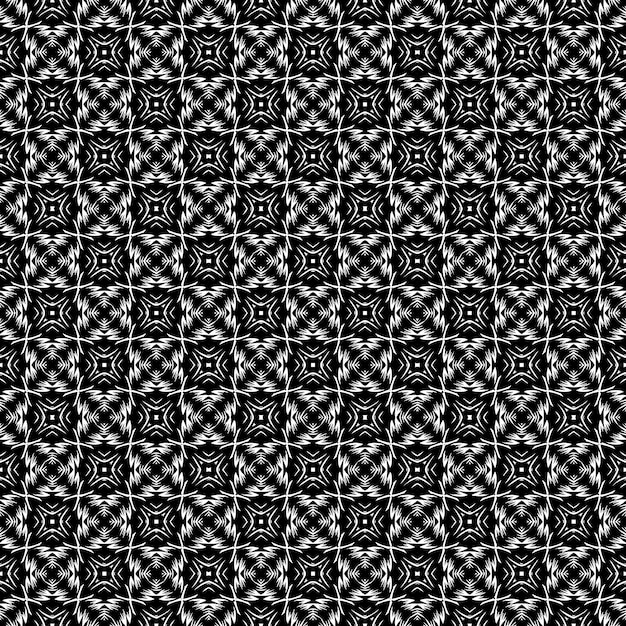 Black and white seamless pattern texture Greyscale ornamental graphic design