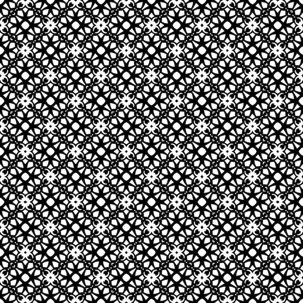 Black and white seamless pattern texture Greyscale ornamental graphic design