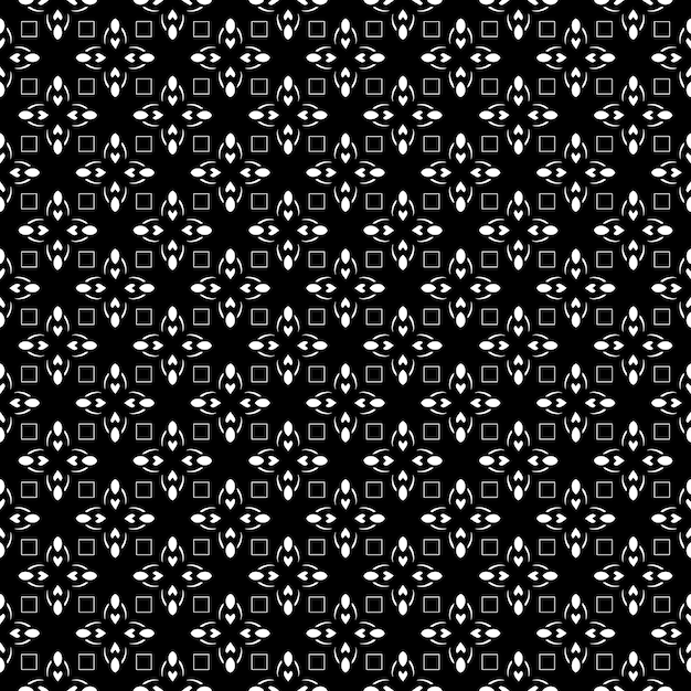 Black and white seamless pattern texture Greyscale ornamental graphic design