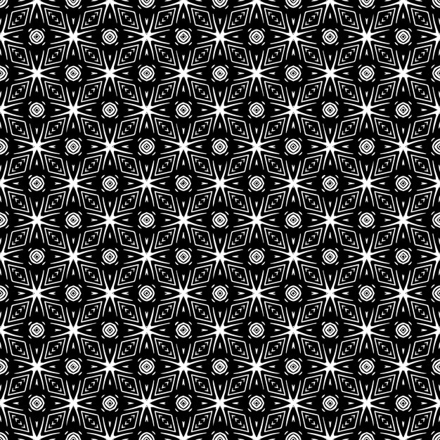 Black and white seamless pattern texture Greyscale ornamental graphic design