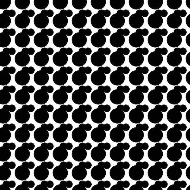 Black and white seamless pattern with dots. Dotted texture. Abstract geometrical pattern