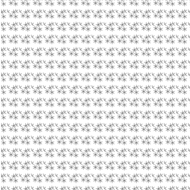 Black and white simple floral pattern design