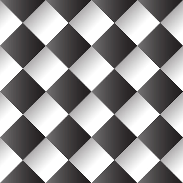 Black and white squares seamless pattern.