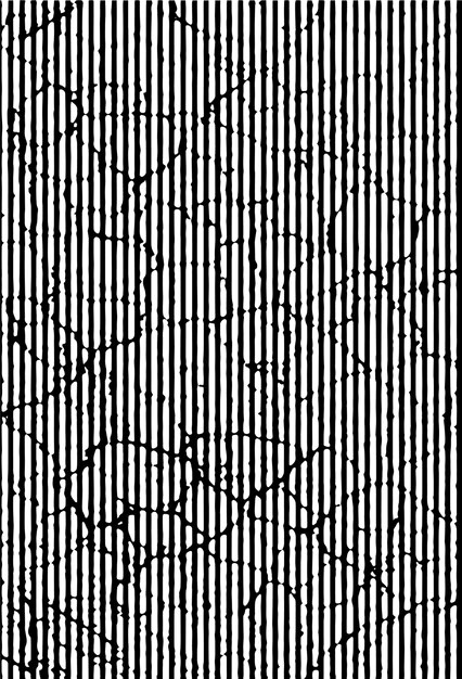 黒と白のストライプのヴィンテージのグランジの背景にラインの黒と白色の画像が描かれています