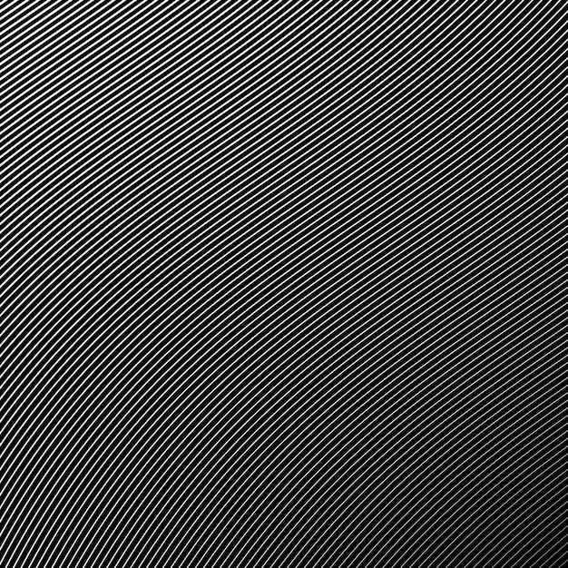 black and white stripes curve line pattern vector image
