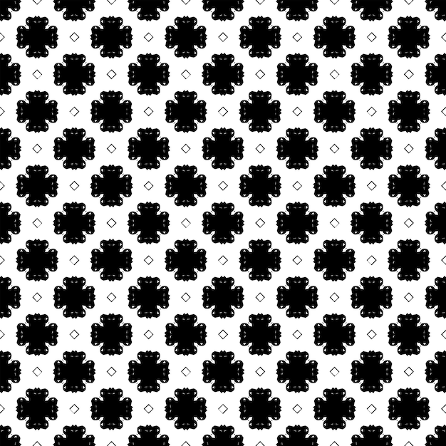 Black and white surface pattern texture Bw ornamental graphic design Mosaic ornaments Pattern template