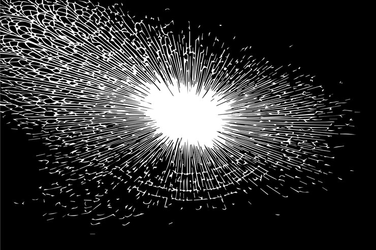 Vector black and white texture vector image for background texture